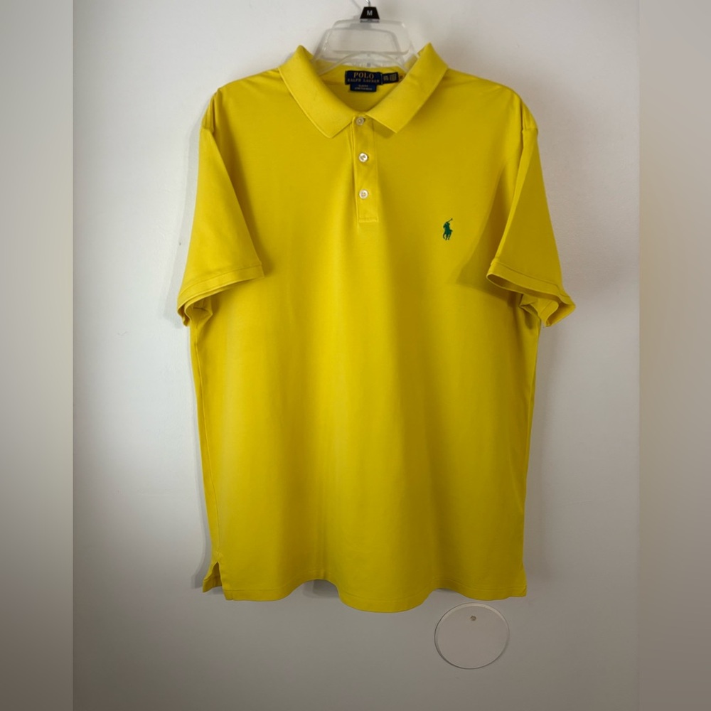 Polo by Ralph Lauren Bright Yellow Men's Polo Shirt size XXLarge
